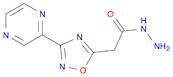 1,2,4-Oxadiazole-5-acetic acid, 3-(2-pyrazinyl)-, hydrazide