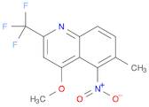 Quinoline, 4-methoxy-6-methyl-5-nitro-2-(trifluoromethyl)-