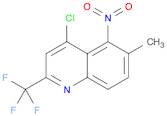 Quinoline, 4-chloro-6-methyl-5-nitro-2-(trifluoromethyl)-