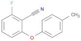 Benzonitrile, 2-fluoro-6-(4-methylphenoxy)-