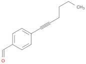 Benzaldehyde, 4-(1-hexyn-1-yl)-