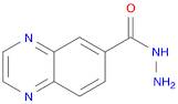 6-Quinoxalinecarboxylic acid, hydrazide