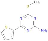 1,3,5-Triazin-2-amine, 4-(methylthio)-6-(2-thienyl)-