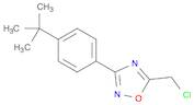 1,2,4-Oxadiazole, 5-(chloromethyl)-3-[4-(1,1-dimethylethyl)phenyl]-