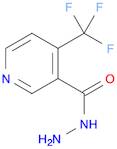 3-Pyridinecarboxylic acid, 4-(trifluoromethyl)-, hydrazide