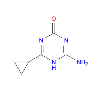 1,3,5-Triazin-2(1H)-one, 6-amino-4-cyclopropyl-