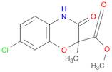 2H-1,4-Benzoxazine-2-carboxylic acid, 7-chloro-3,4-dihydro-2-methyl-3-oxo-, methyl ester