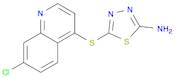 1,3,4-Thiadiazol-2-amine, 5-[(7-chloro-4-quinolinyl)thio]-