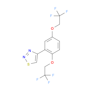 1,2,3-Thiadiazole, 4-[2,5-bis(2,2,2-trifluoroethoxy)phenyl]-