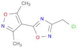 1,2,4-Oxadiazole, 3-(chloromethyl)-5-(3,5-dimethyl-4-isoxazolyl)-