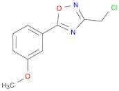 1,2,4-Oxadiazole, 3-(chloromethyl)-5-(3-methoxyphenyl)-