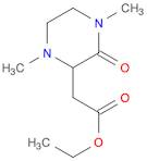 2-Piperazineacetic acid, 1,4-dimethyl-3-oxo-, ethyl ester