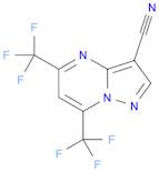 Pyrazolo[1,5-a]pyrimidine-3-carbonitrile, 5,7-bis(trifluoromethyl)-