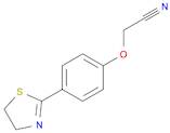 Acetonitrile, 2-[4-(4,5-dihydro-2-thiazolyl)phenoxy]-