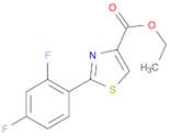 4-Thiazolecarboxylic acid, 2-(2,4-difluorophenyl)-, ethyl ester