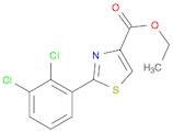 4-Thiazolecarboxylic acid, 2-(2,3-dichlorophenyl)-, ethyl ester