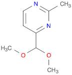 Pyrimidine, 4-(dimethoxymethyl)-2-methyl-