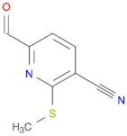 3-Pyridinecarbonitrile, 6-formyl-2-(methylthio)-