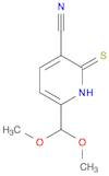 3-Pyridinecarbonitrile, 6-(dimethoxymethyl)-1,2-dihydro-2-thioxo-