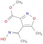 3-Isoxazolecarboxylic acid, 4-[1-(hydroxyimino)ethyl]-5-methyl-, methyl ester