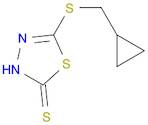 1,3,4-Thiadiazole-2(3H)-thione, 5-[(cyclopropylmethyl)thio]-