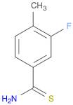 Benzenecarbothioamide, 3-fluoro-4-methyl-