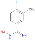 Benzenecarboximidamide, 4-fluoro-N-hydroxy-3-methyl-