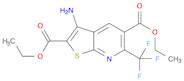 Thieno[2,3-b]pyridine-2,5-dicarboxylic acid, 3-amino-6-(trifluoromethyl)-, 2,5-diethyl ester