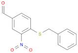 Benzaldehyde, 3-nitro-4-[(phenylmethyl)thio]-