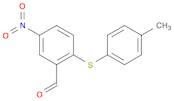 Benzaldehyde, 2-[(4-methylphenyl)thio]-5-nitro-