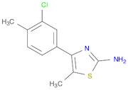 2-Thiazolamine, 4-(3-chloro-4-methylphenyl)-5-methyl-