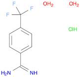 Benzenecarboximidamide, 4-(trifluoromethyl)-, hydrochloride, hydrate (1:1:2)