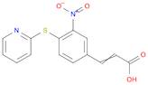 2-Propenoic acid, 3-[3-nitro-4-(2-pyridinylthio)phenyl]-