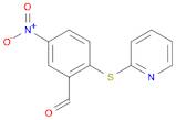 Benzaldehyde, 5-nitro-2-(2-pyridinylthio)-