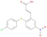 2-Propenoic acid, 3-[2-[(4-chlorophenyl)thio]-5-nitrophenyl]-