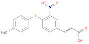 2-Propenoic acid, 3-[4-[(4-methylphenyl)thio]-3-nitrophenyl]-