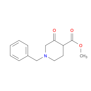 4-Piperidinecarboxylic acid, 3-oxo-1-(phenylmethyl)-, methyl ester