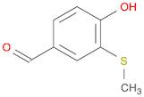 Benzaldehyde, 4-hydroxy-3-(methylthio)-