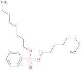 Phosphonic acid, P-phenyl-, dioctyl ester