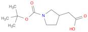 3-Pyrrolidineacetic acid, 1-[(1,1-dimethylethoxy)carbonyl]-