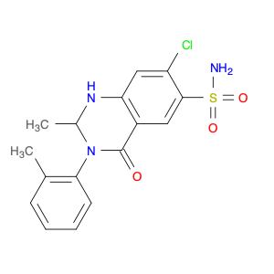 6-Quinazolinesulfonamide, 7-chloro-1,2,3,4-tetrahydro-2-methyl-3-(2-methylphenyl)-4-oxo-