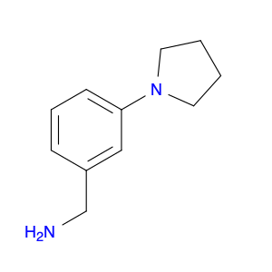 Benzenemethanamine, 3-(1-pyrrolidinyl)-