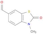 6-Benzothiazolecarboxaldehyde, 2,3-dihydro-3-methyl-2-oxo-