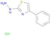 Thiazole, 2-hydrazinyl-4-phenyl-, hydrochloride (1:1)