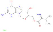 L-Valine, 2-[(2-amino-1,6-dihydro-6-oxo-9H-purin-9-yl)methoxy]-3-hydroxypropyl ester, hydrochlorid…