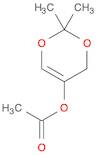 4H-1,3-Dioxin-5-ol, 2,2-dimethyl-, 5-acetate