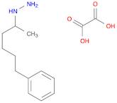 Hydrazine, (1-methyl-5-phenylpentyl)-, ethanedioate (1:1)