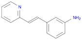 Benzenamine, 3-[2-(2-pyridinyl)ethenyl]-, (E)- (9CI)