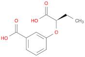 Benzoic acid, 3-[(1R)-1-carboxypropoxy]-