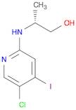 1-Propanol, 2-[(5-chloro-4-iodo-2-pyridinyl)amino]-, (2R)-